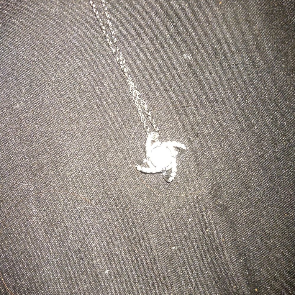 Fashion jewelry crystal square necklace silver tone steel chain
